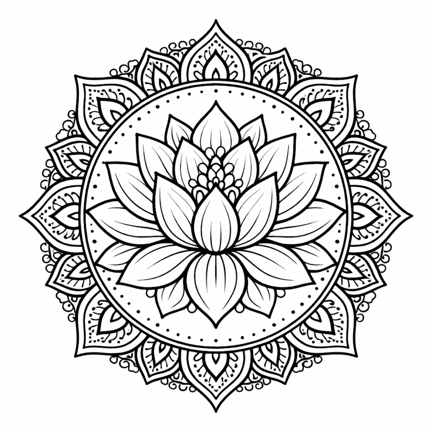 Floral Mandalas Coloring Book: Relaxing Flower Mandala Designs for Stress Relief, Mindfulness & Creative Relaxation