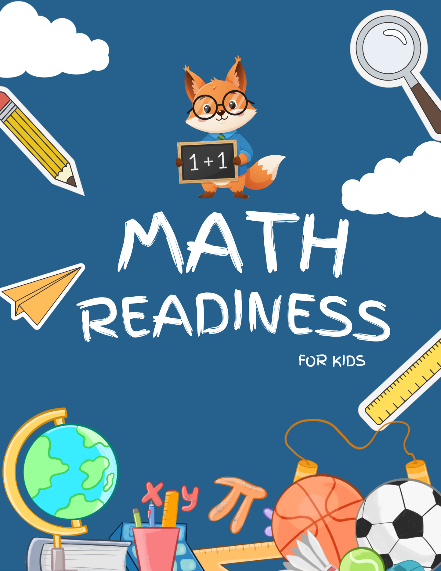 Math readiness book for age 3 - 6