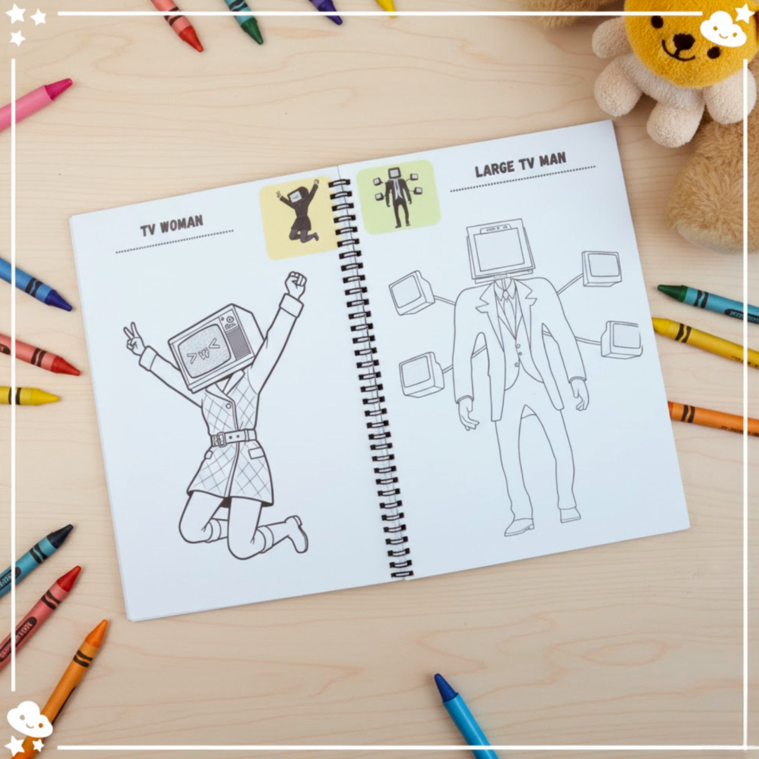 Skibidi Coloring Book