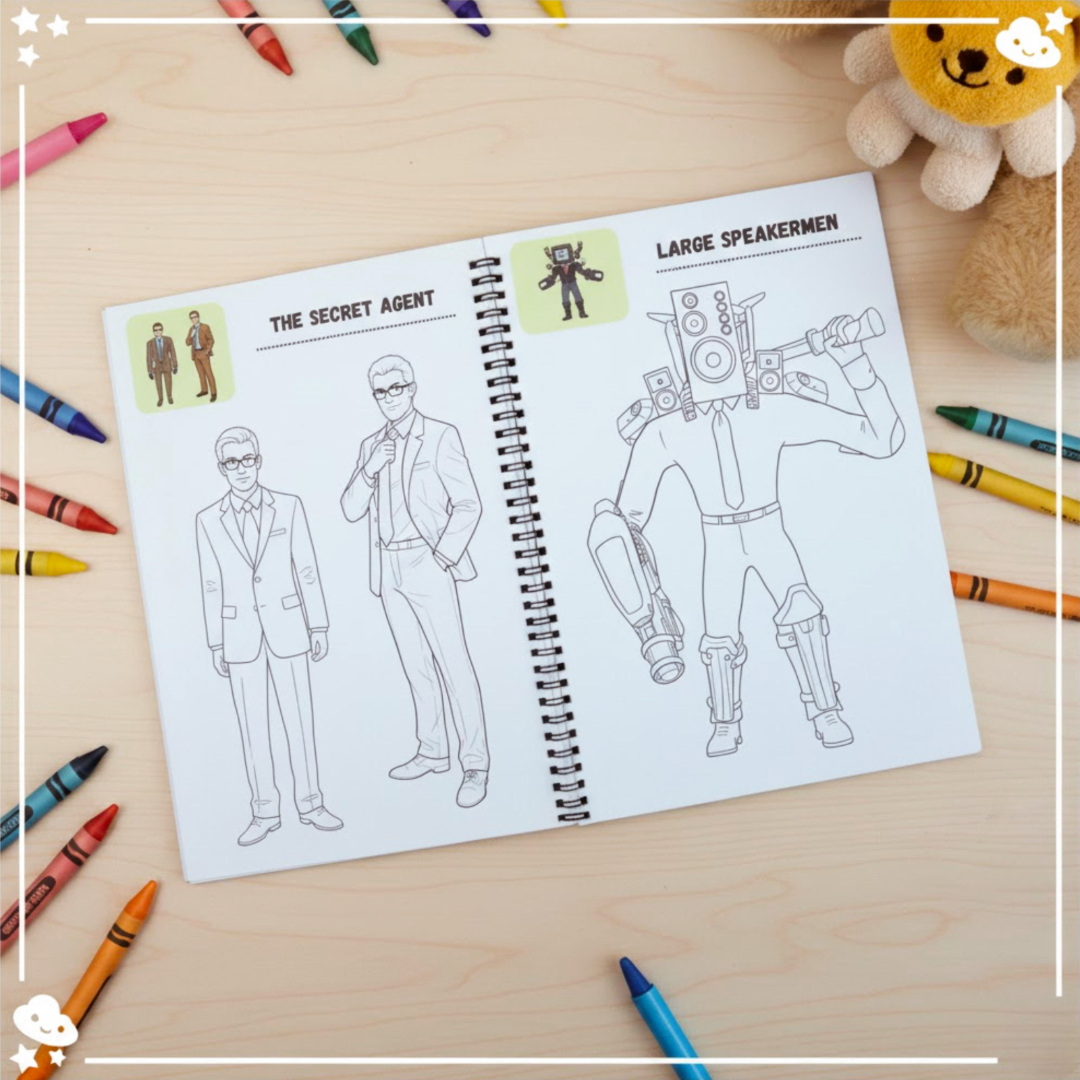 Skibidi Coloring Book