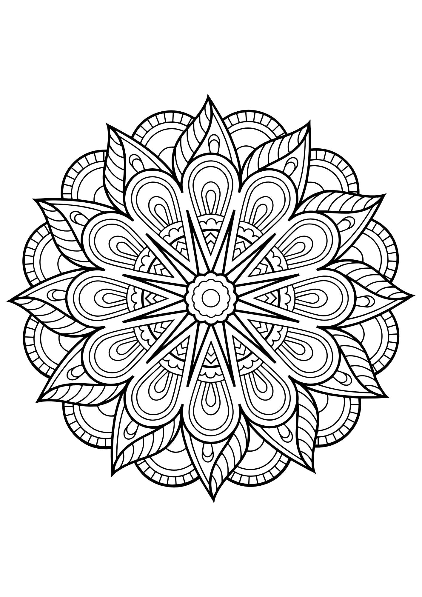 Mindful Mandala for Adults – Volume 2: 40 Relaxing Mandala Designs for Stress Relief, Mindfulness, Focus & Creative Relaxation