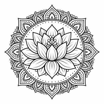 Floral Mandalas Coloring Book: Relaxing Flower Mandala Designs for Stress Relief, Mindfulness & Creative Relaxation
