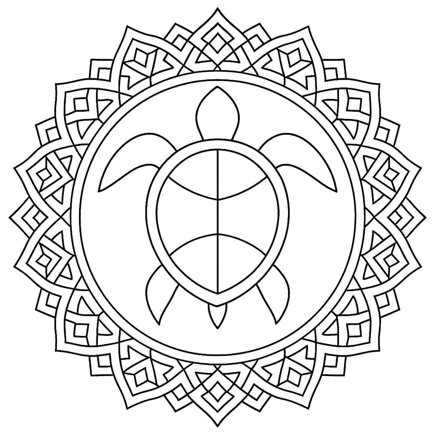 New Updated Version Animal Mandala Coloring Book