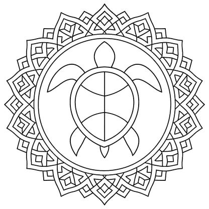 New Updated Version Animal Mandala Coloring Book