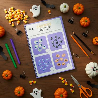 Halloween Activity Books for Kids. The Spectrum Stories