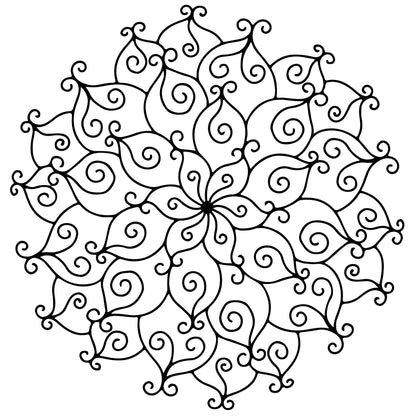 Mindful Mandalas: Adult Coloring Book for Stress Relief & Relaxation