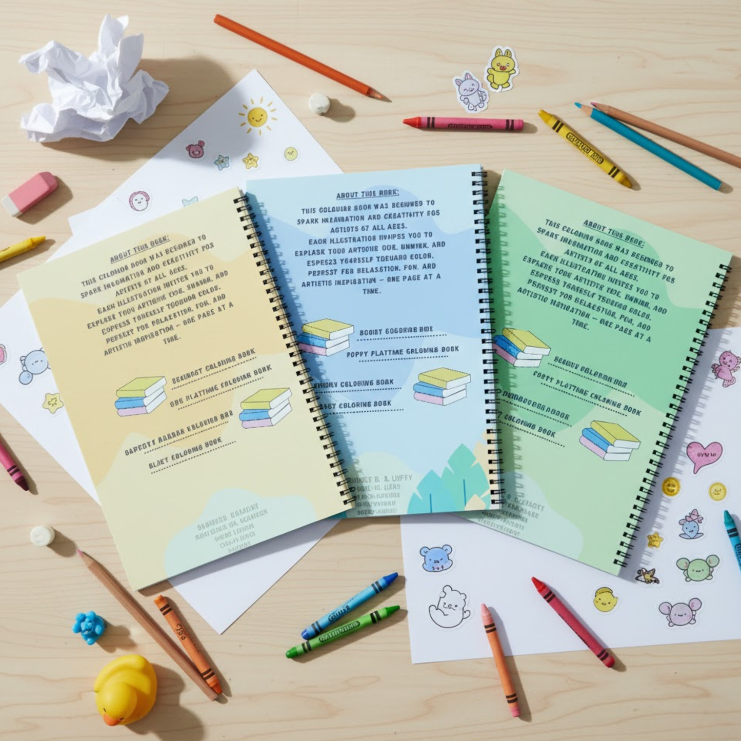 Skibidi, Anime & Brainrot Coloring Book Set (3 Books) The Spectrum Stories