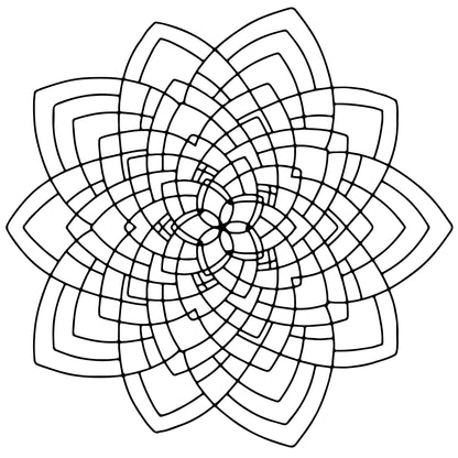 Mindful Mandalas: Adult Coloring Book for Stress Relief & Relaxation
