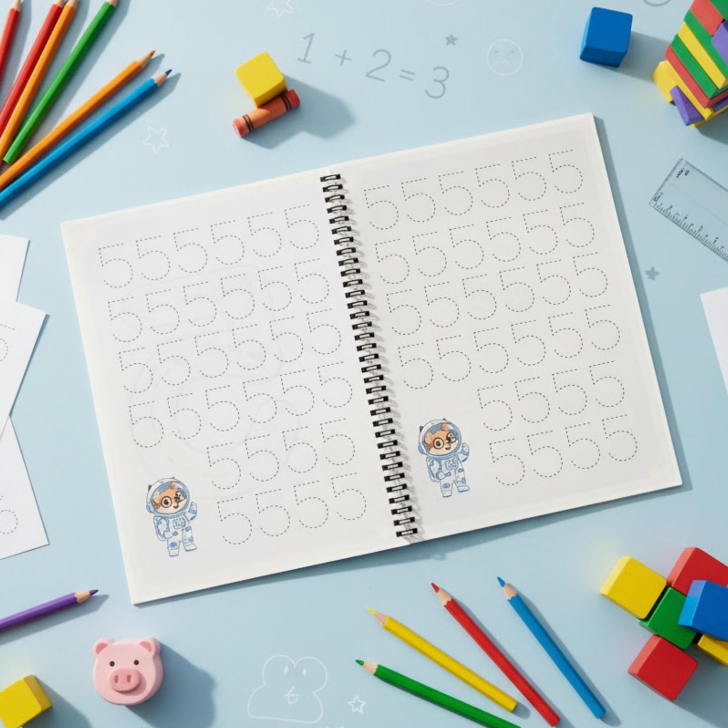 Fun with Writing Numbers 1-10: Pencil Control. The Spectrum Stories