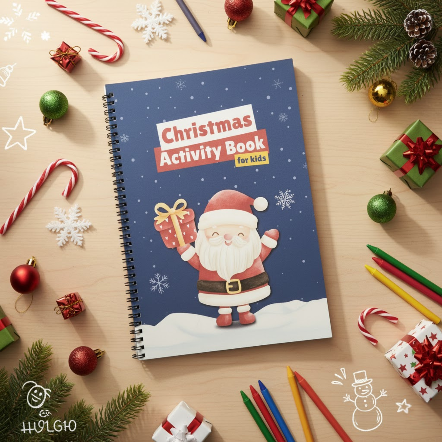 Christmas Activity Books for Kids. The Spectrum Stories