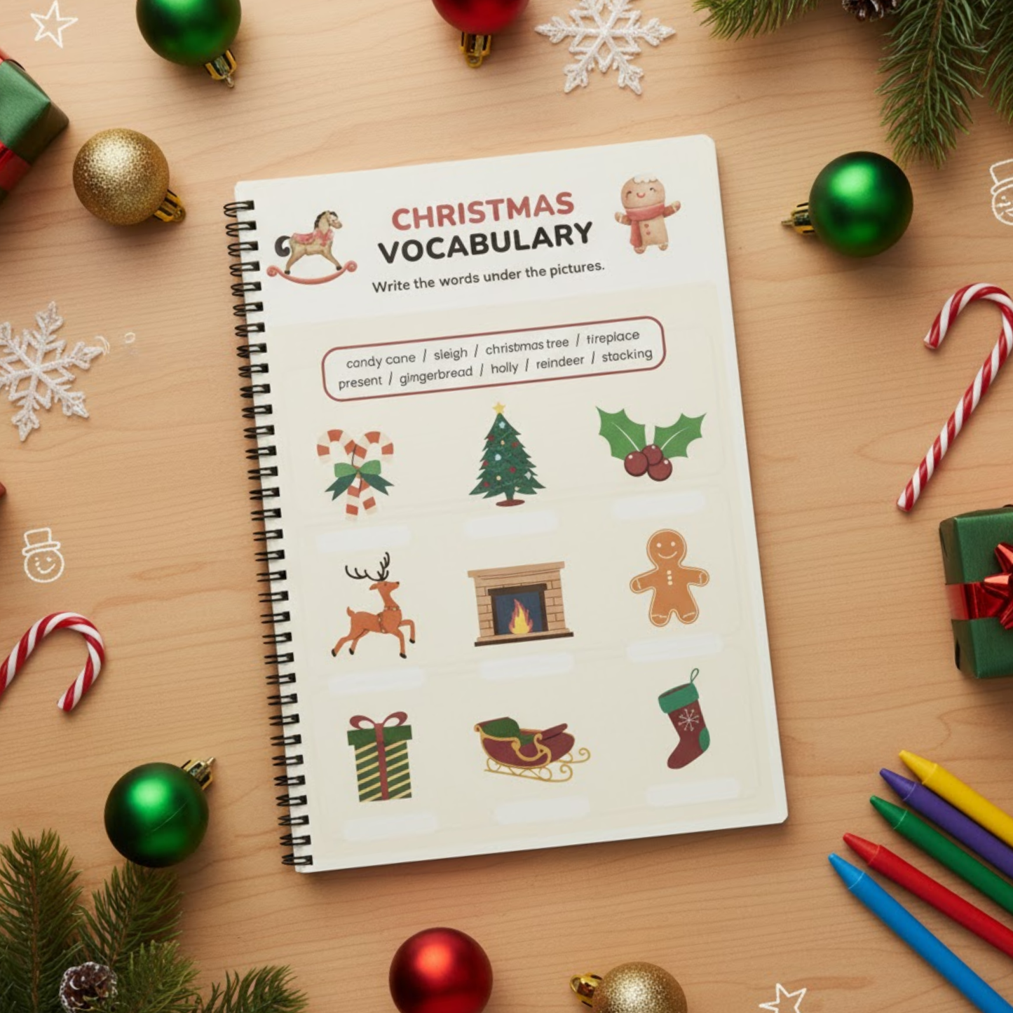 Christmas Activity Books for Kids. The Spectrum Stories