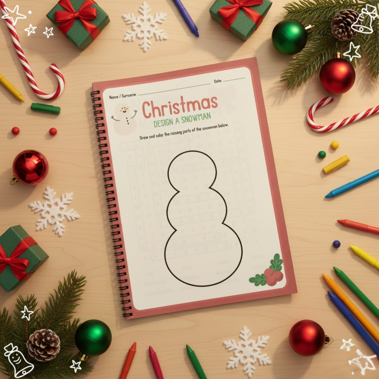 Christmas Activity Books for Kids. The Spectrum Stories