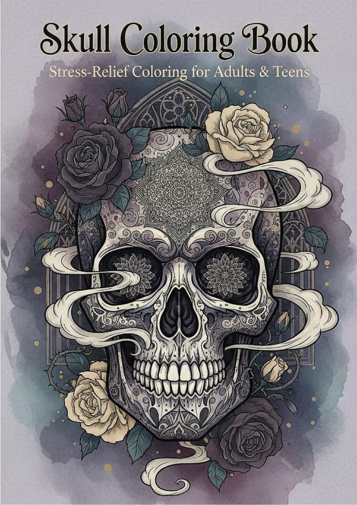 Skull Serenity Coloring Book for Adults