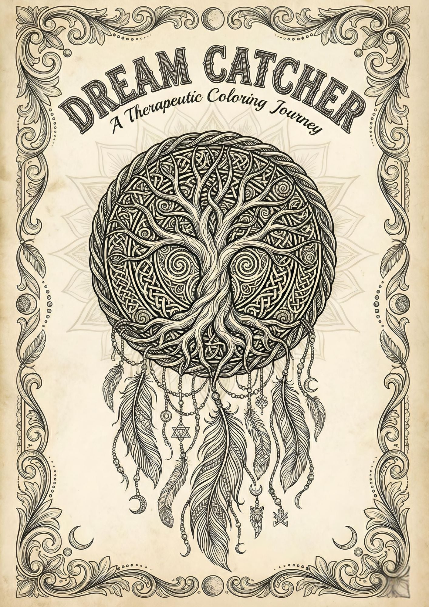 Dream Catcher Coloring Book for Adults