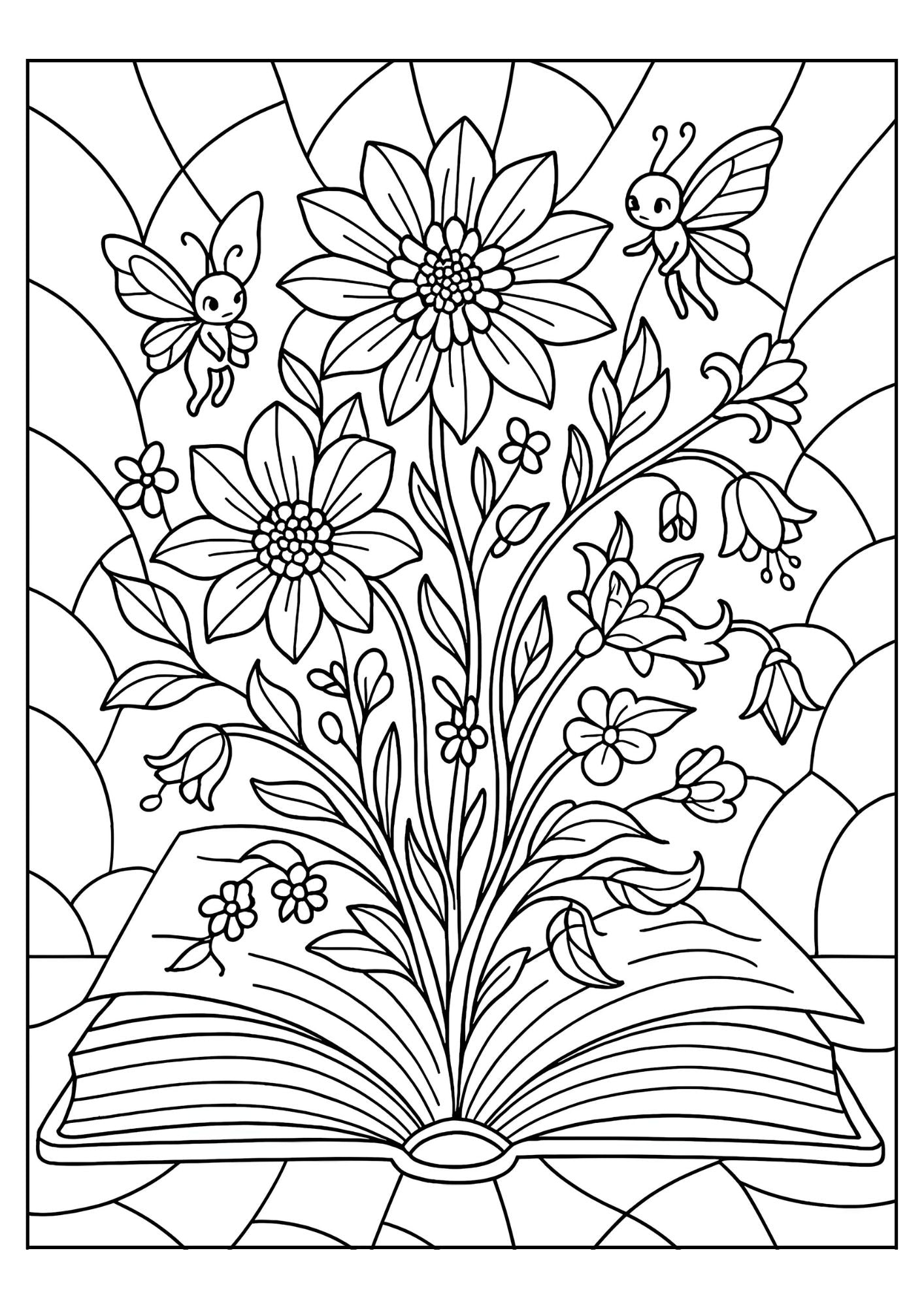 Mosaic Magic Coloring Book for Adults