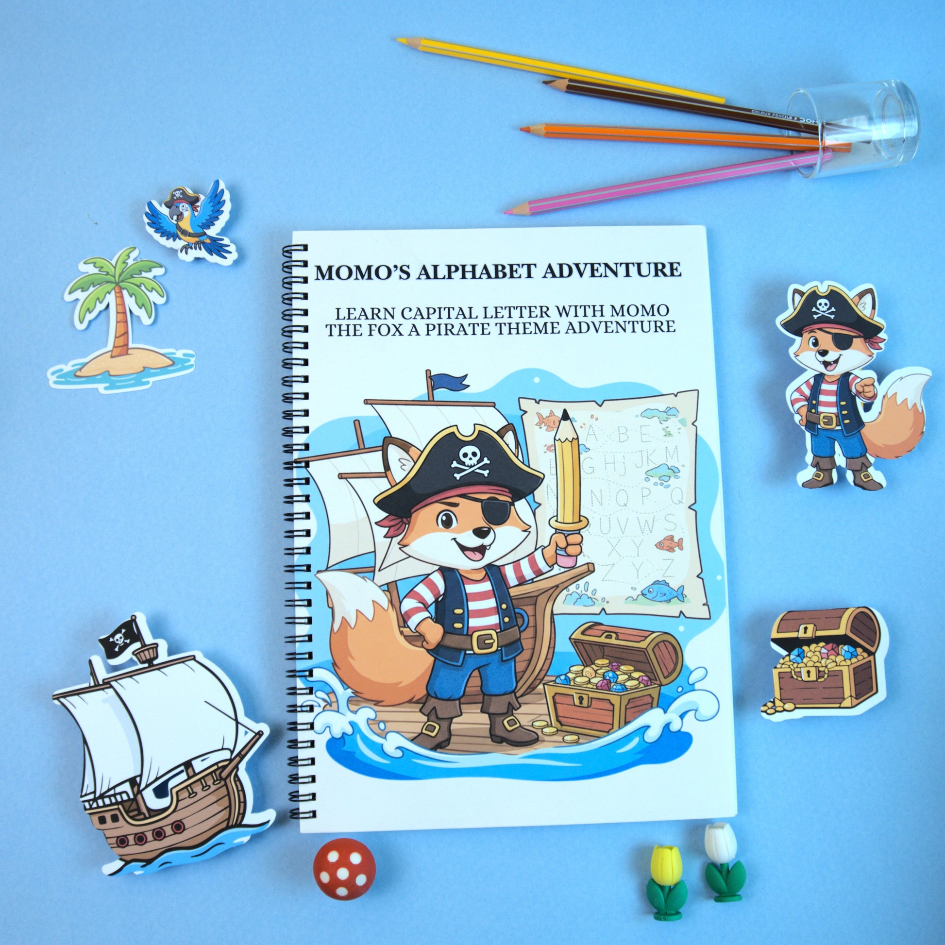 Learn, Trace & Play with Momo the Fox – 3-Book Learning Bundle - The Spectrum Stories