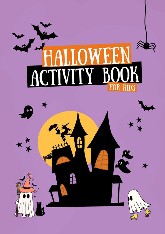 Halloween Activity book for Kids Age 3 - 6