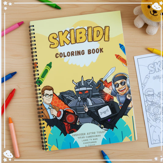 Skibidi Coloring Book