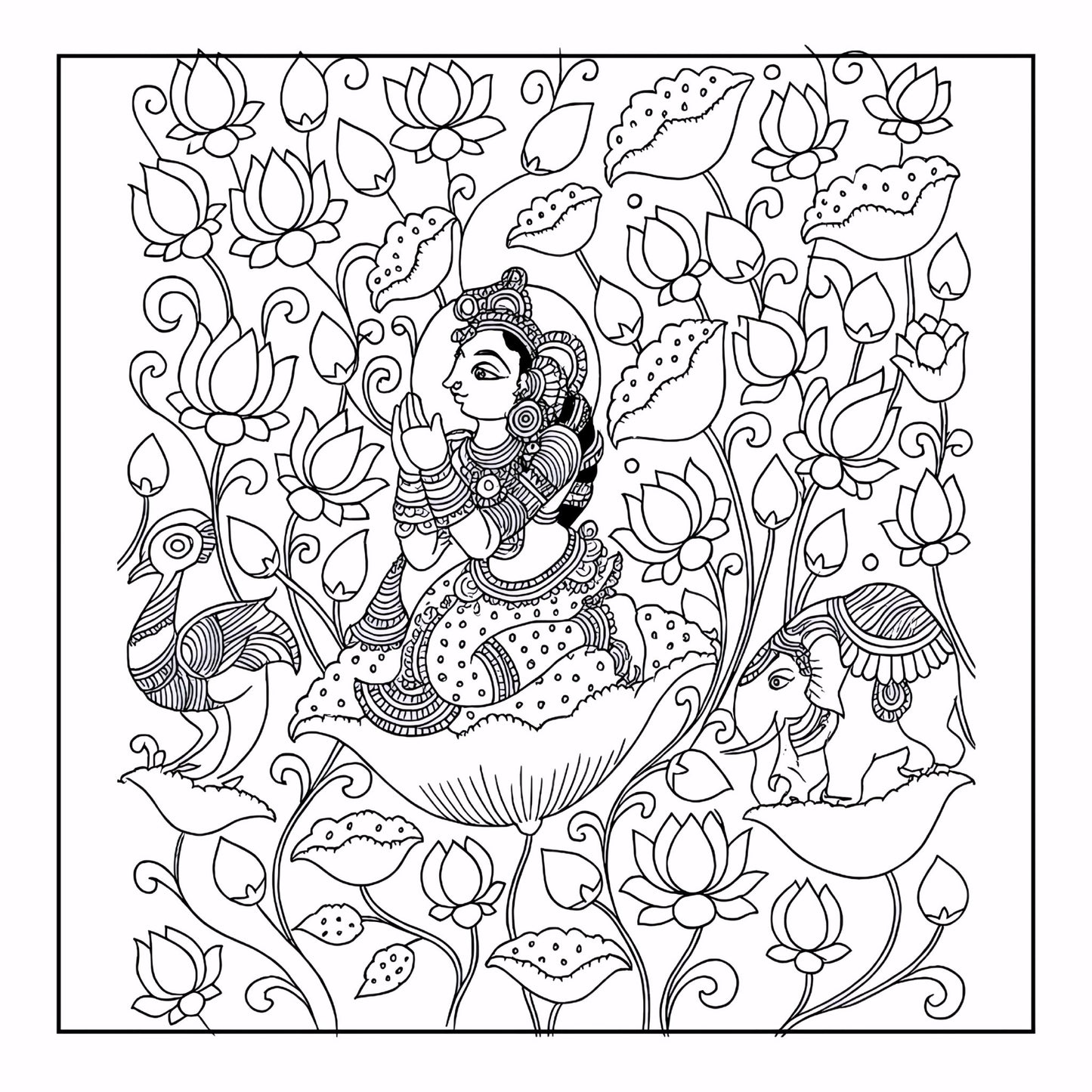 Healing with Tribe Coloring Book for Adults