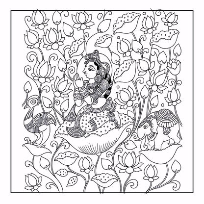 Healing with Tribe Coloring Book for Adults