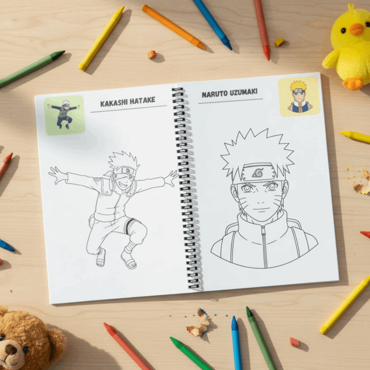 Anime Coloring Book - 30 Premium Character Designs - The Spectrum Stories