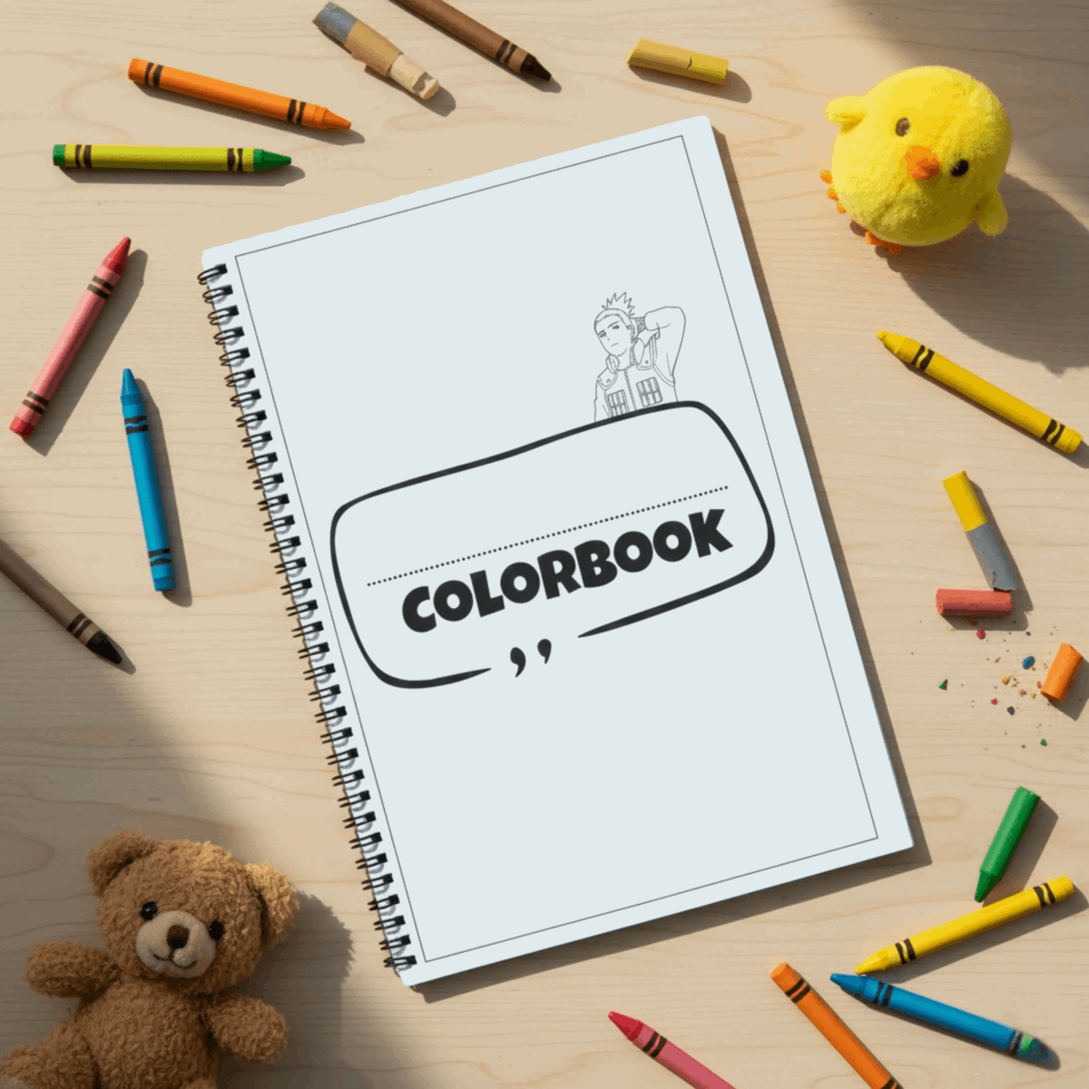 Anime Coloring Book - 30 Premium Character Designs - The Spectrum Stories