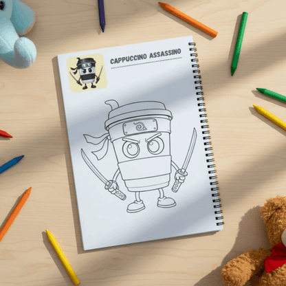 brainrot coloring book - Viral Internet Culture Art Book for Teens & Adults - The Spectrum Stories