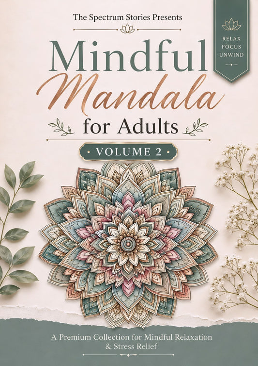 Mindful Mandala for Adults – Volume 2: 40 Relaxing Mandala Designs for Stress Relief, Focus &amp; Creative Relaxation