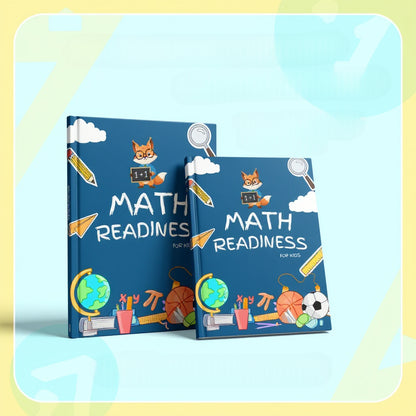 Math readiness book for age 3 - 6
