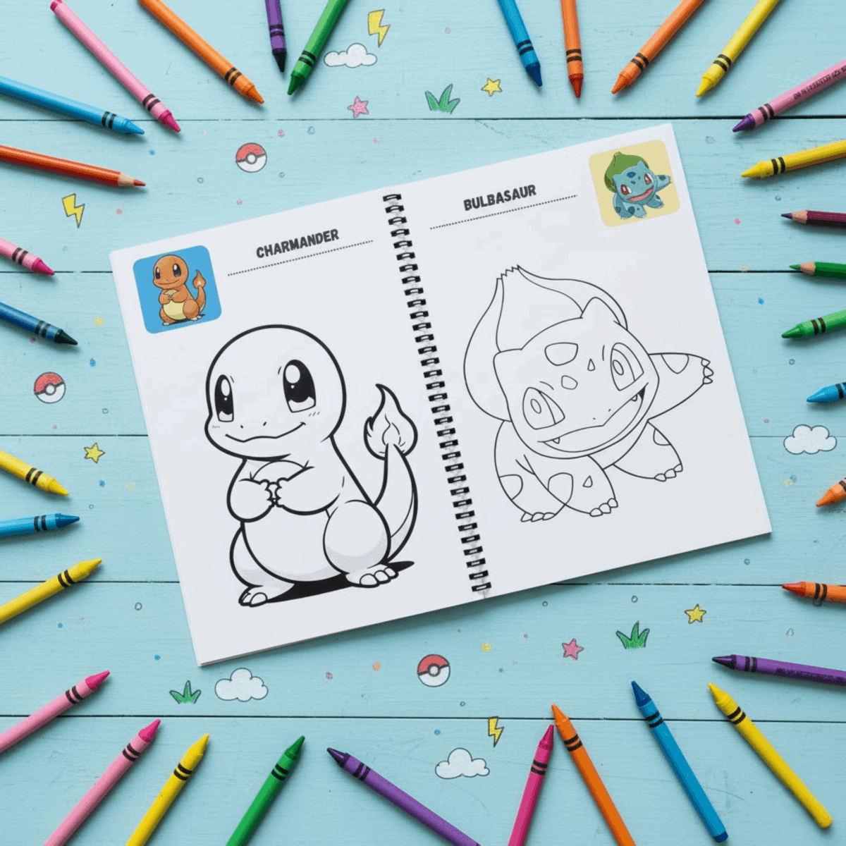 Pokemon Coloring Book for Boys & Girls – Adventure Fun Activity Book | Large 8.5x11 Edition - The Spectrum Stories