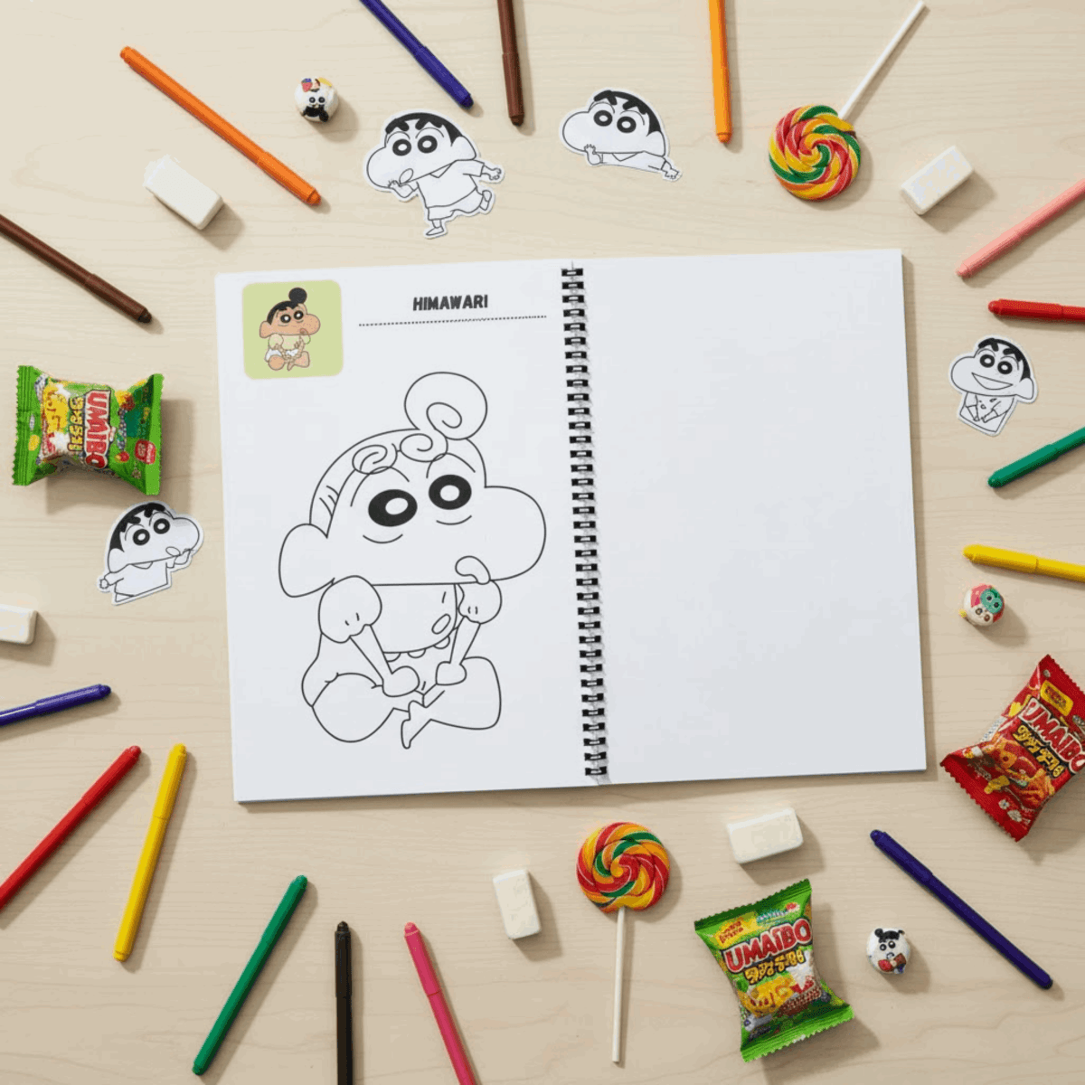 Shinchan Coloring Book for Kids – Fun Activity Book for Boys & Girls | 8.5x11 Big Pages - The Spectrum Stories