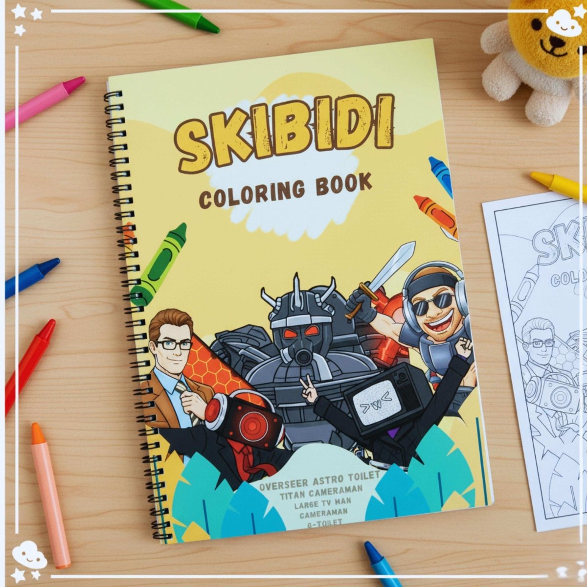 Skibidi Coloring Book - The Spectrum Stories