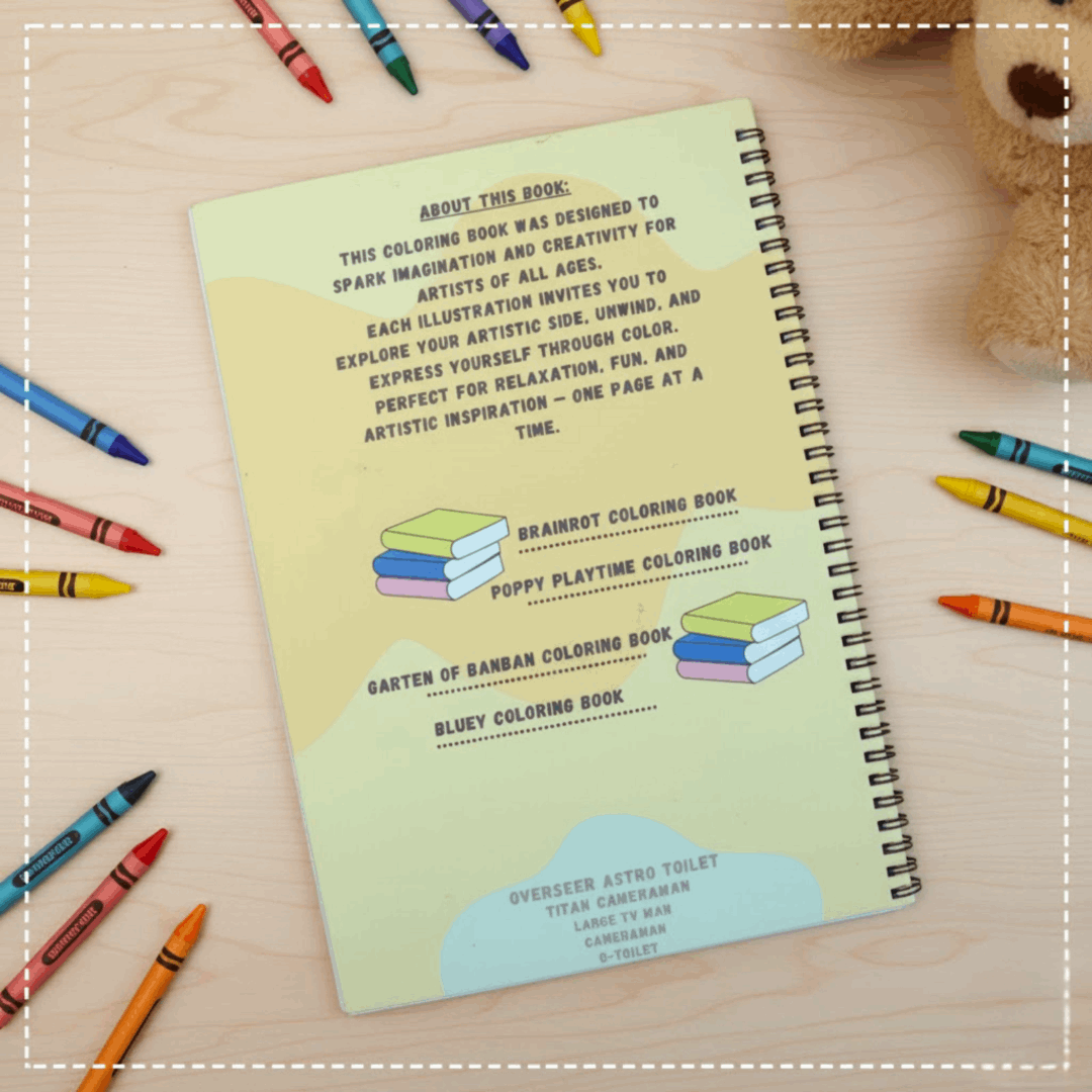 Skibidi Coloring Book - The Spectrum Stories