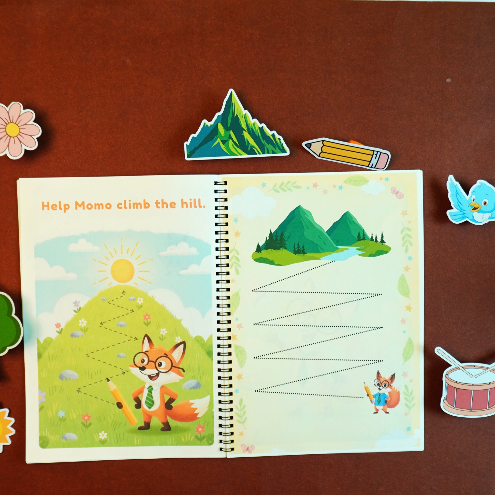 Learn, Trace & Play with Momo the Fox – 3-Book Learning Bundle - The Spectrum Stories